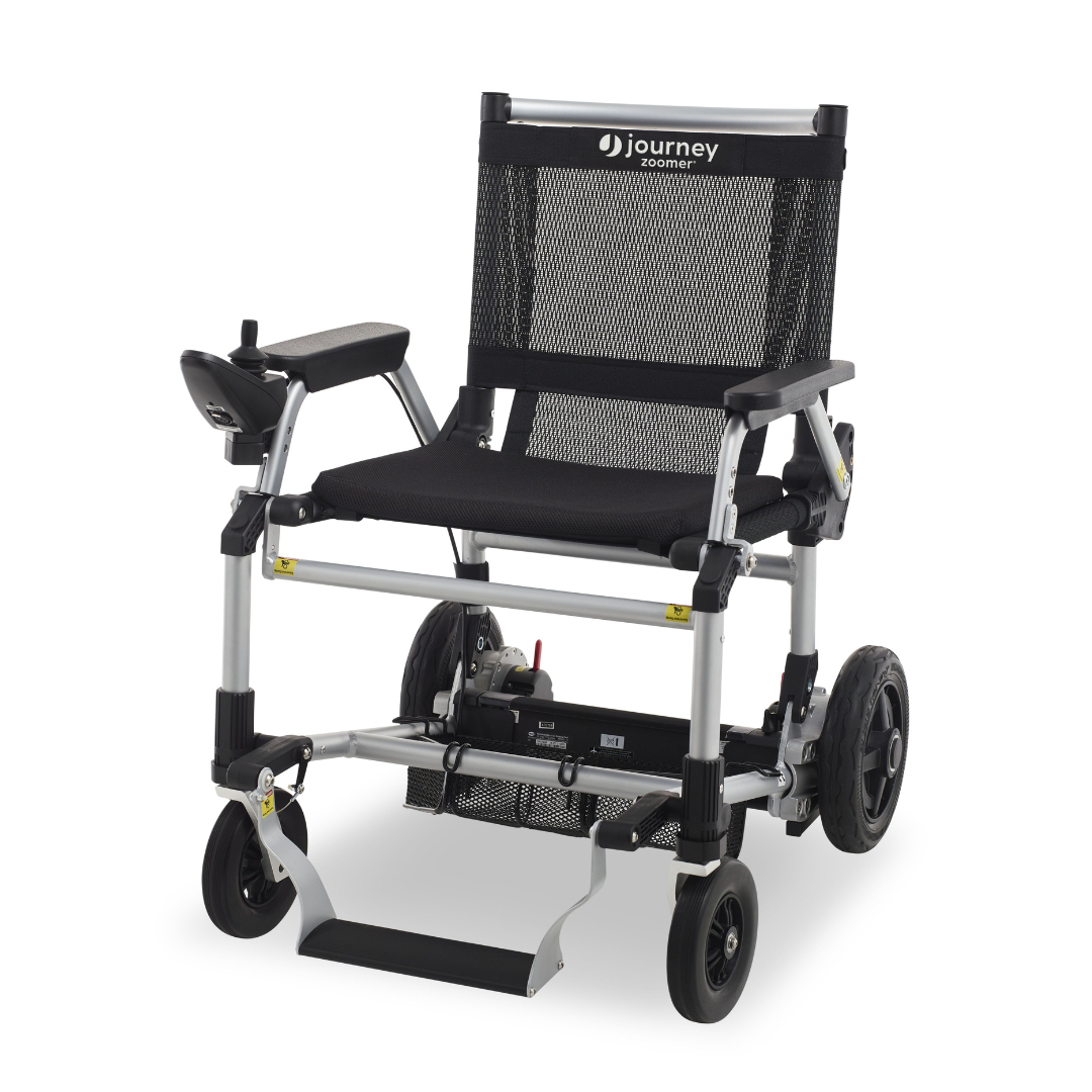 Journey Zoomer Folding Power Chair - Black – Lowry Mobility