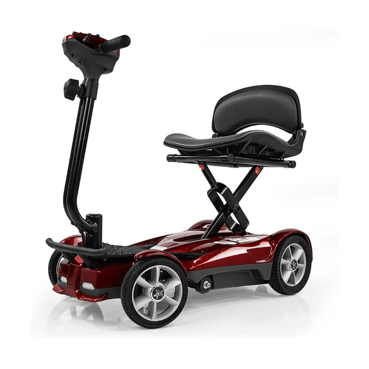 Transport 4 Wheel Automatic Electric Scooter - Metallic Red