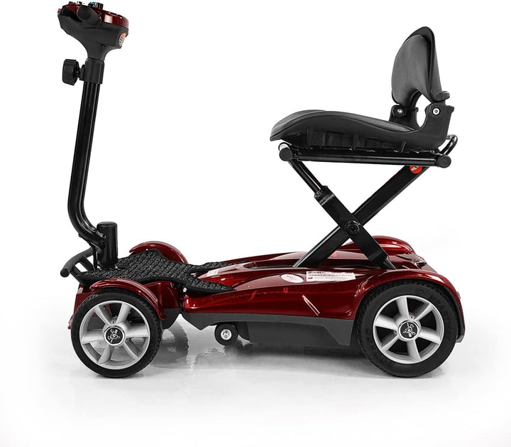 Transport 4 Wheel Automatic Electric Scooter - Metallic Red