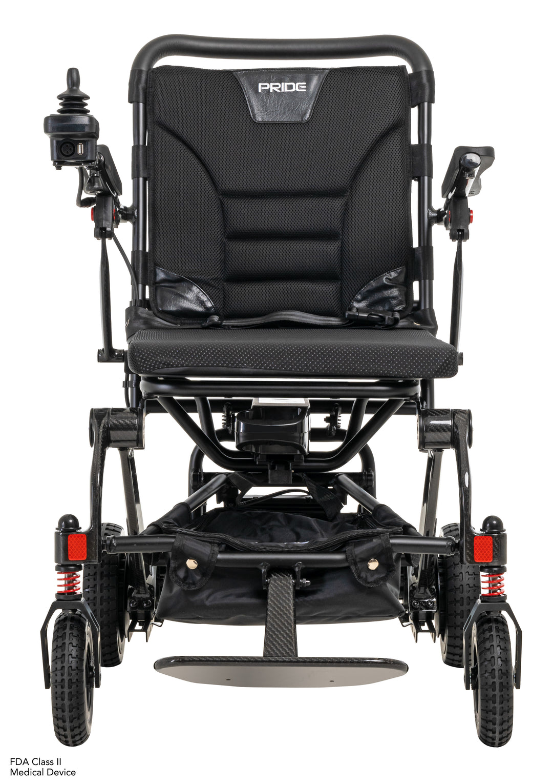 Jazzy Carbon Black Power Travel Chair