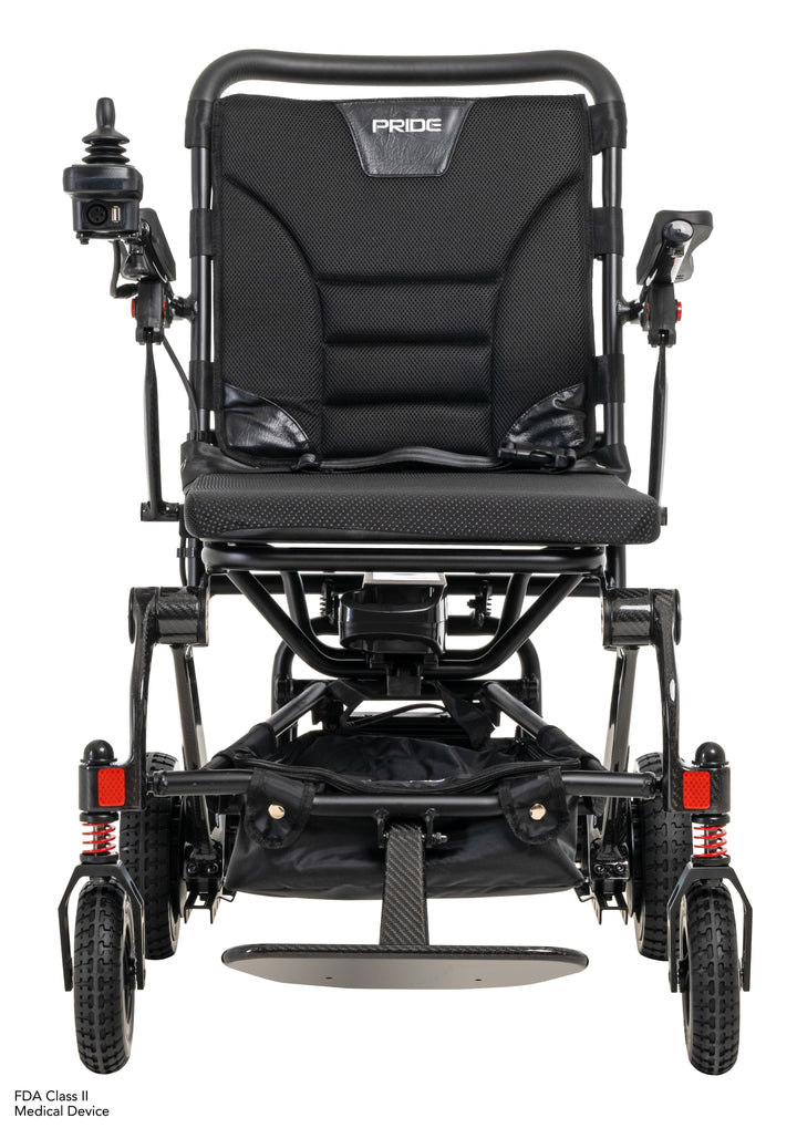 Jazzy Carbon Black Power Travel Chair