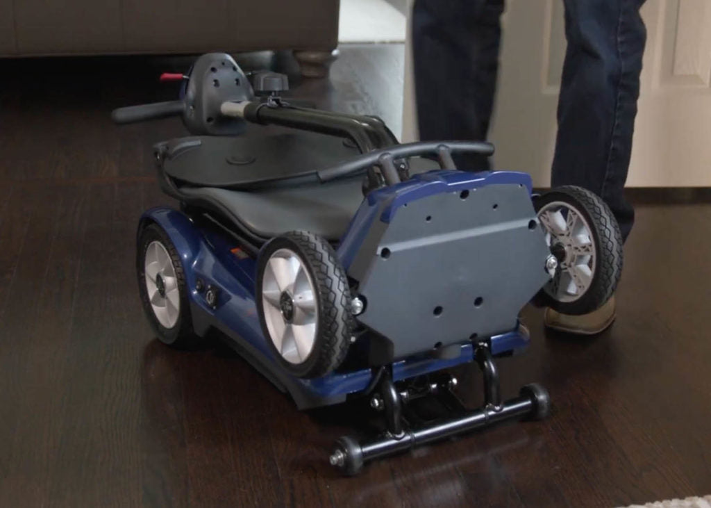 Transport 4 Wheel Automatic Electric Scooter - Sapphire Blue